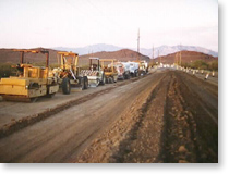 Subgrade Windrowed and Ready for Stabilization